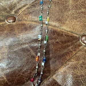 Rainbow/Silver Necklace